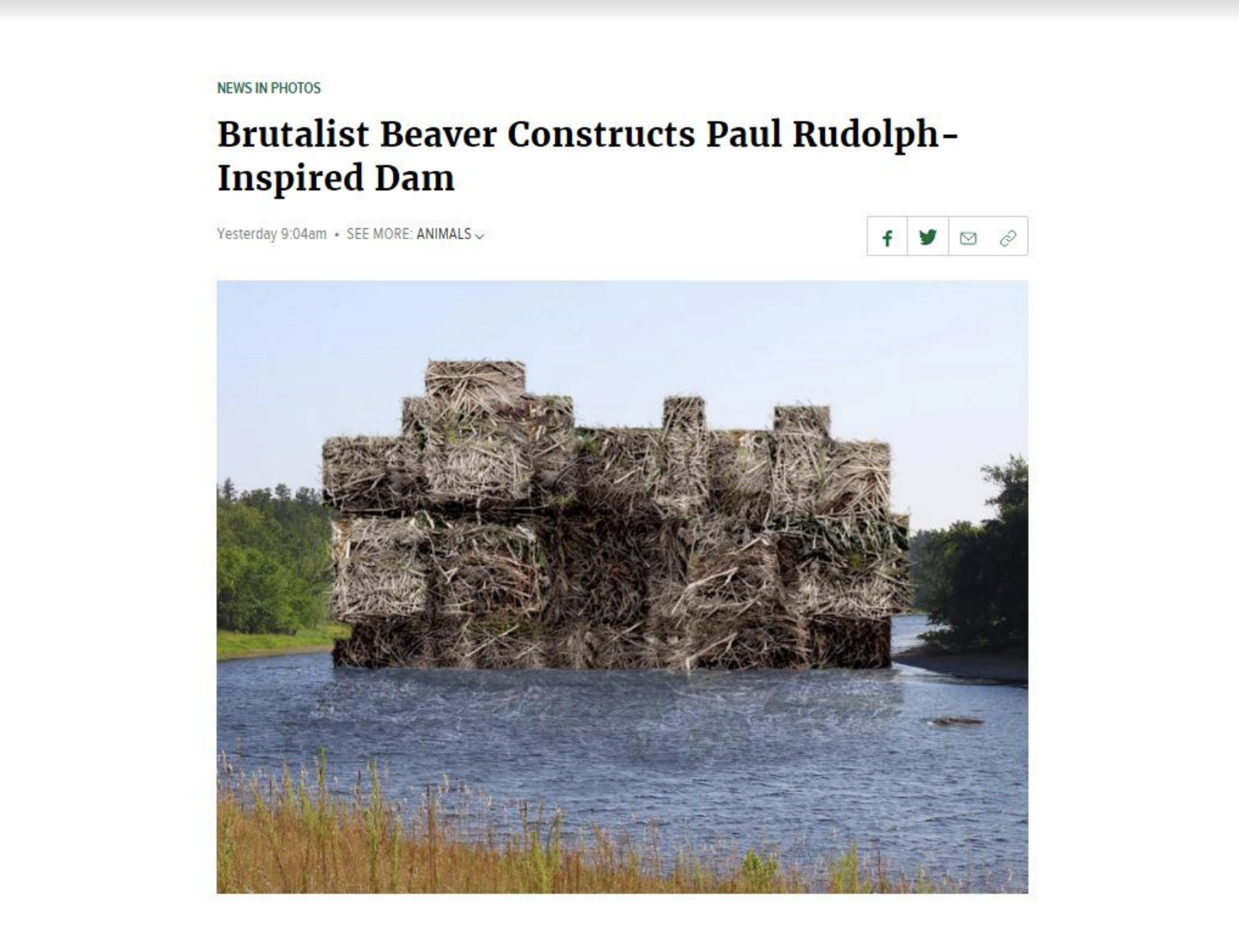 News story source: www.theonion.com