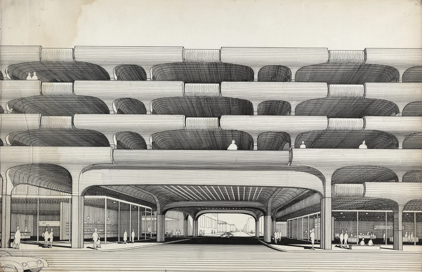 1959 01 Temple Street Parking Garage Paul Rudolph Heritage
