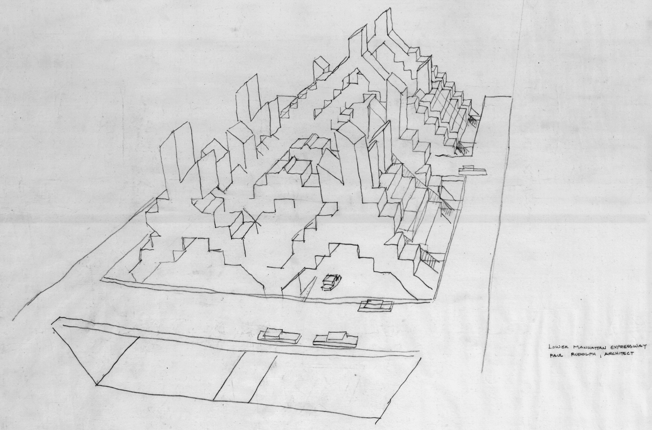 1967 03 Lower Manhattan Expressway Paul Rudolph Heritage Foundation