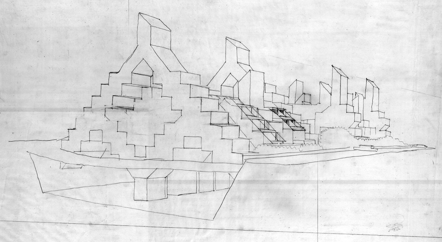 1967 03 Lower Manhattan Expressway Paul Rudolph Heritage Foundation