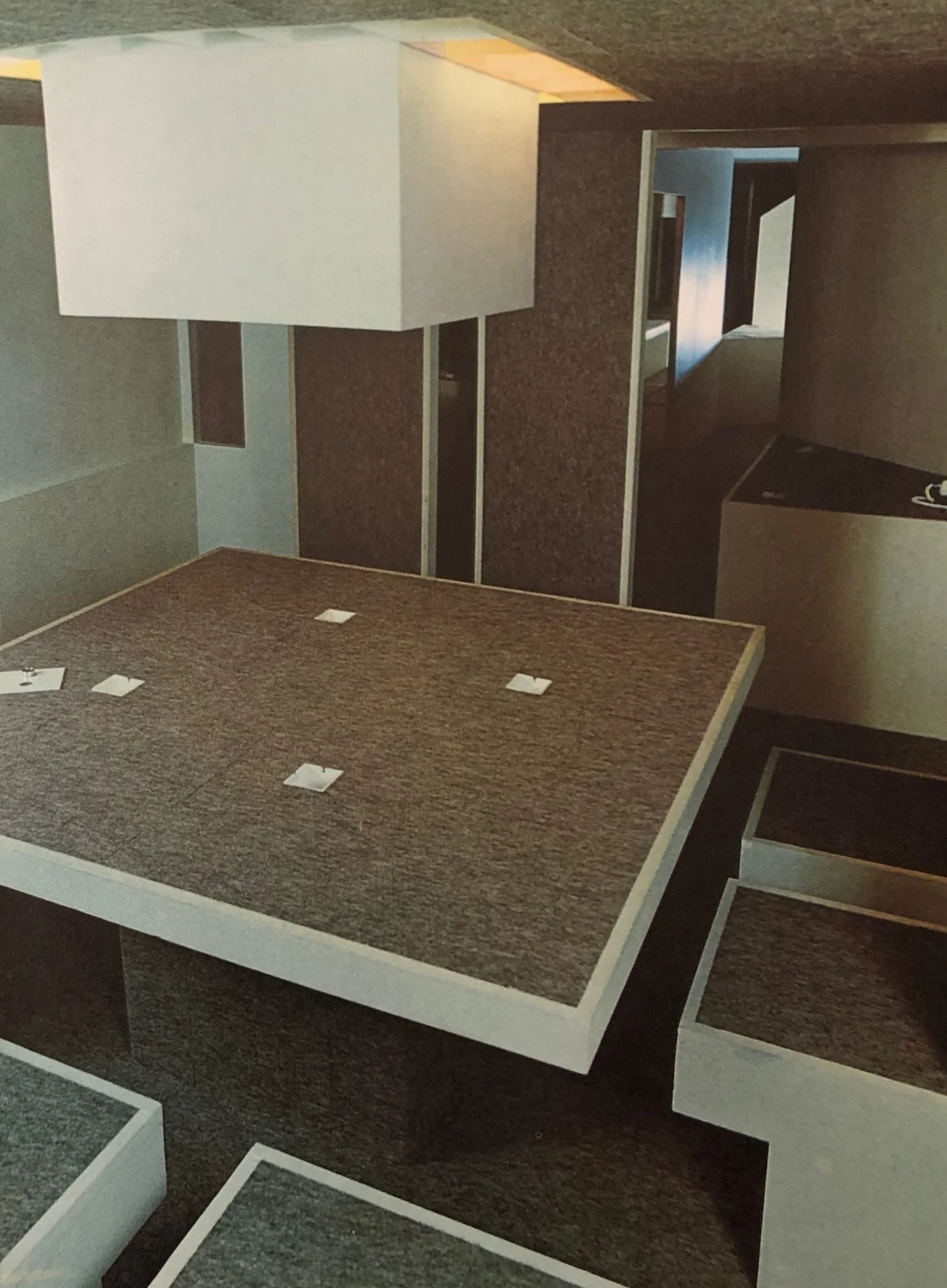 A page from the book showing an El-Zoghby design: a NY apartment for entertainer Jackie Mason.