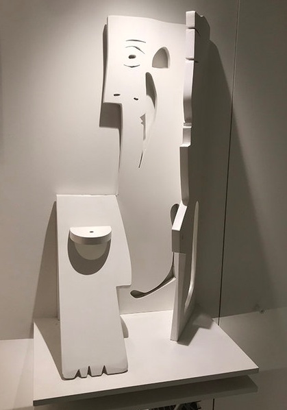 Picasso’s maquette for the sculpture that was to go on the plaza of the University of South Florida. This authorized copy of the maquette is in the Modulightor Building in New York. Image © The Estate of Paul Rudolph, The Paul Rudolph Heritage Foundation.