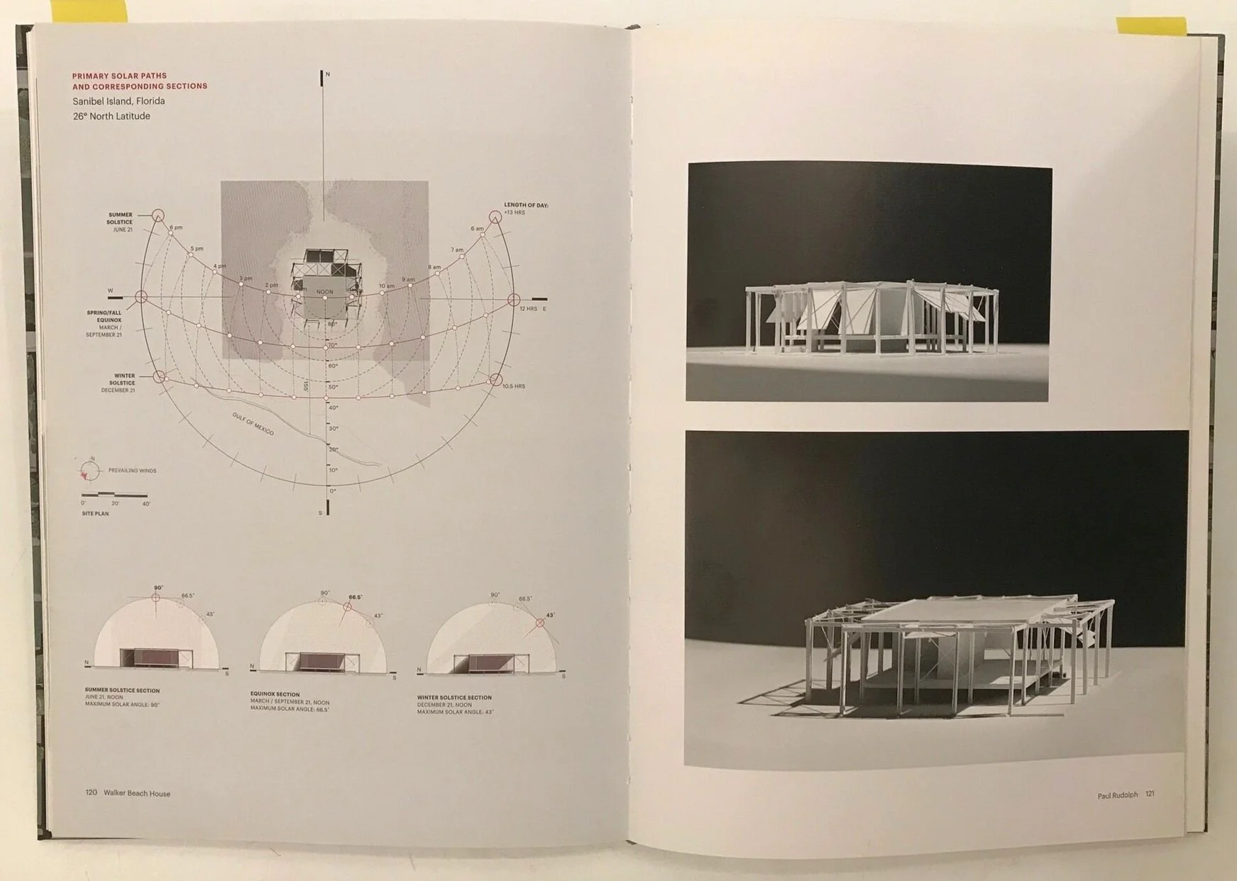 The analysis of the Walker Guest House, presented in the book, included sun plot studies.