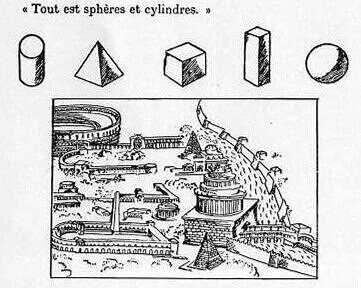 Illustrations from Le Corbusier’s manifesto, “Vers une Architecture” (“Towards An Architecture”), in which he speaks of the compelling beauty of pure forms.