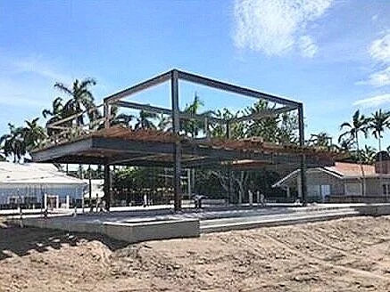 And what happened:    Applying for a Certificate Of Appropriateness, they said: “The addition does not change or effect any of the distinctive features, finishes or construction techniques of the historic house. The house is being preserved and restored as originally designed by Paul Rudolph without any compromise arising out of the addition proposal, except for the connector at the rear, least public view.” In a report, commissioned by Delray Beach, the city’s consulting architect says: “In my professional opinion this is a false statement.”