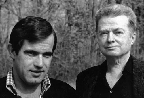 Paul Rudolph &amp; Ernst Wagner in 1975. Photo from the Paul Rudolph Heritage Foundation archives.