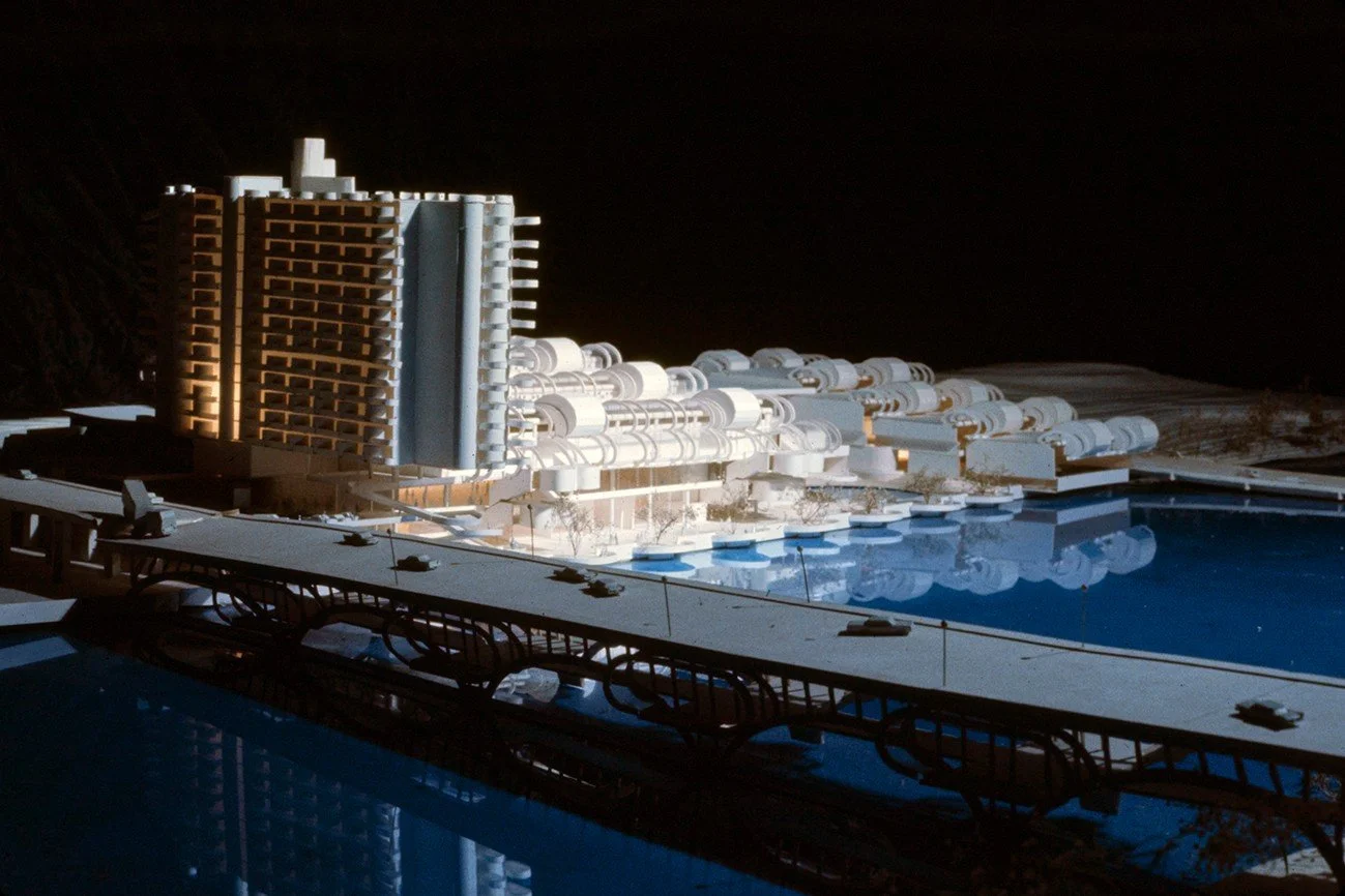 Model of the Rockford Civic Center Project in Rockford, Illinois. Designed by Paul Rudolph in 1970, the project was never built.⁠
⁠
#paulrudolph