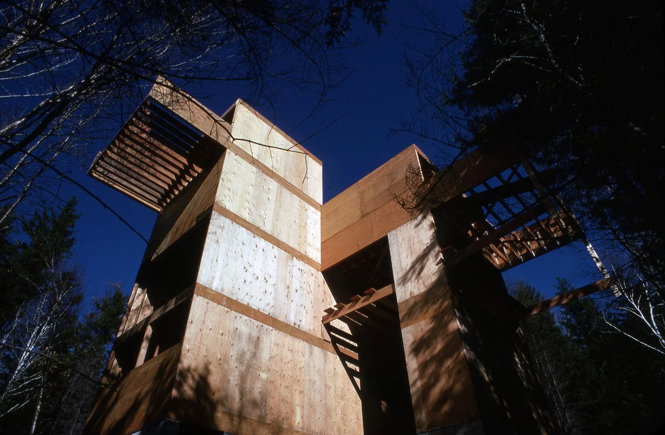 Construction photos of the Siegel Residence in Wilmington, Vermont designed by Myron Goldfinger in 1978. The photos were taken in November, 1978.⁠
⁠
#myrongoldfinger #architecture #construction