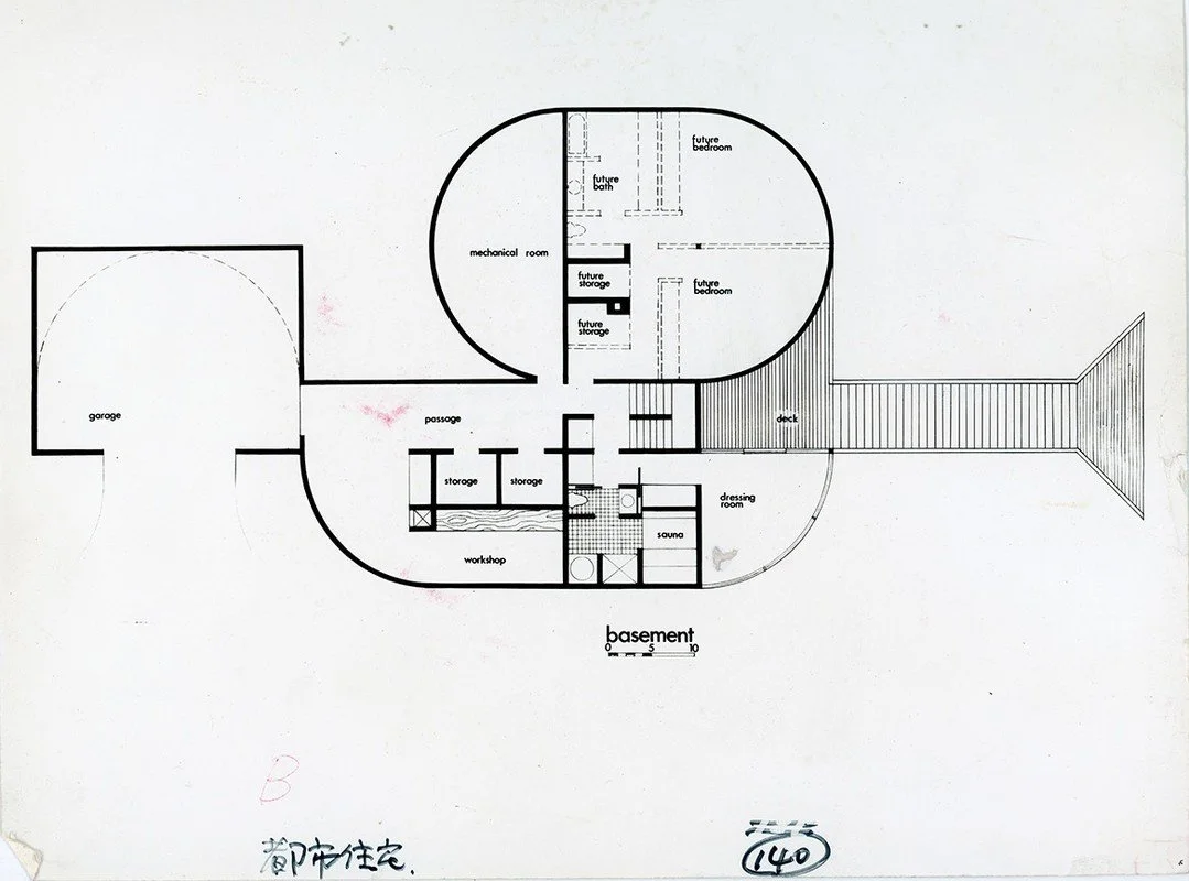 Drawings and photos of the Matkovic Residence in Sands Point, New York designed by Myron Goldfinger in 1970 for his mother and father in-law. The house was featured in the August edition of House Beautiful in 1973.⁠
⁠
#myrongoldfinger⁠
#architecture