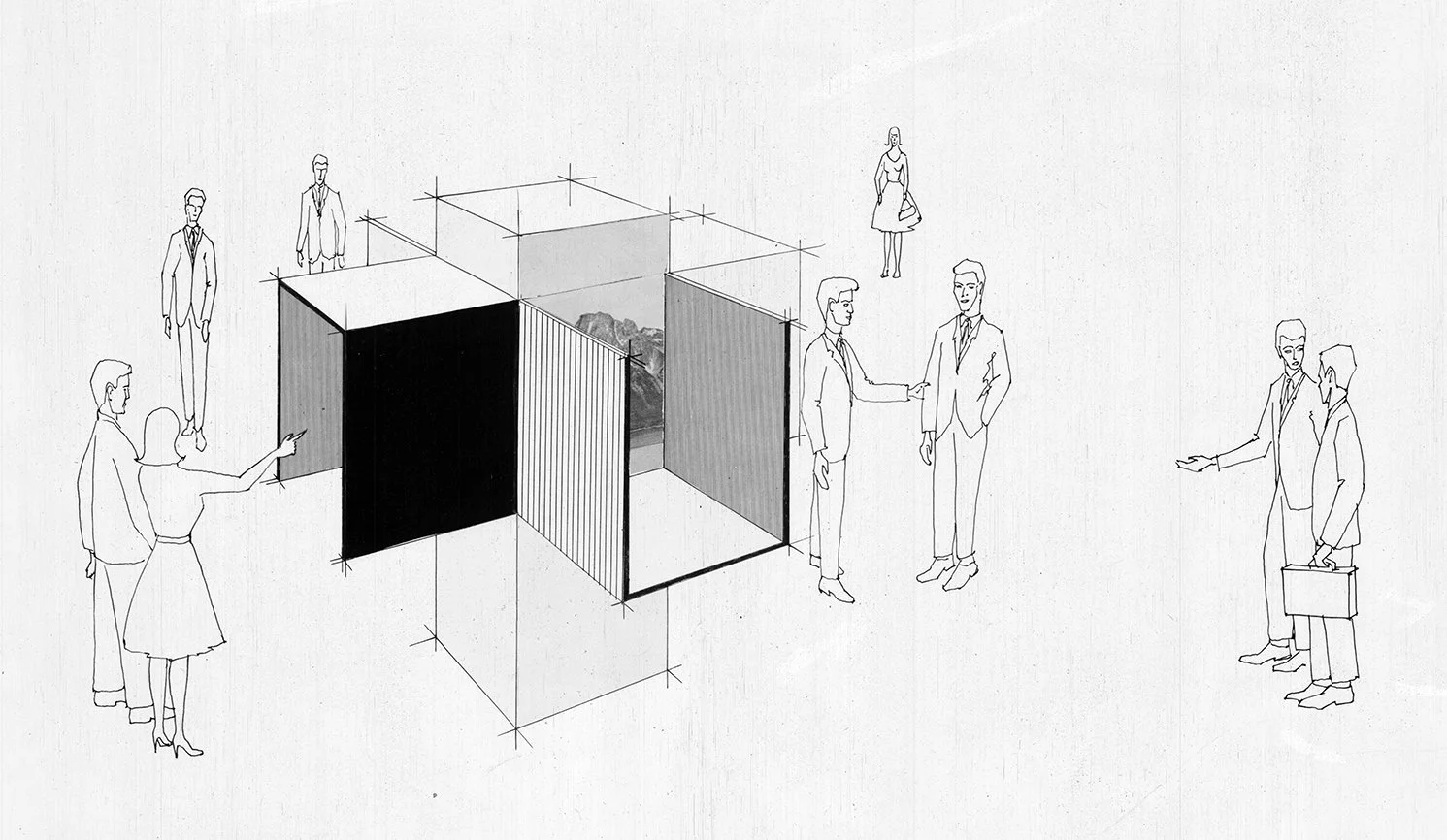 Ticket Booth, 1962