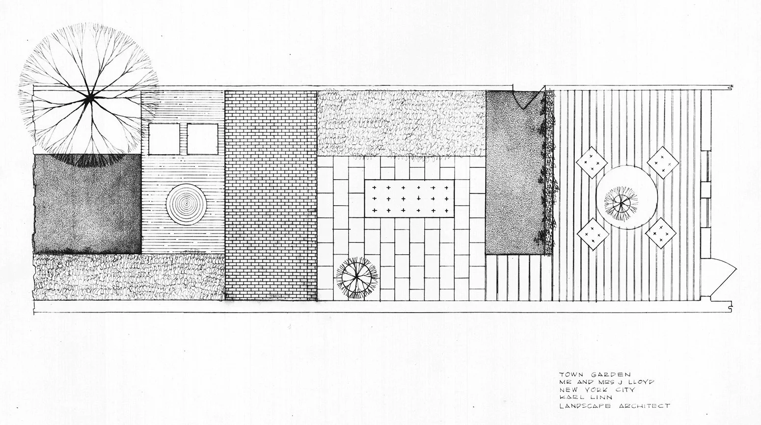Lloyd Residence Garden, 1958