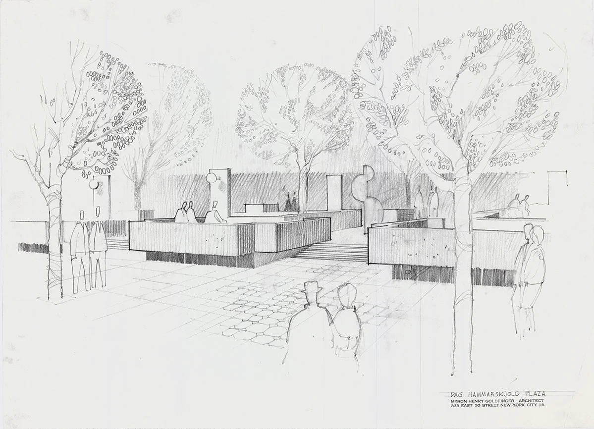 Dag Hammarskjold Plaza, 1970
