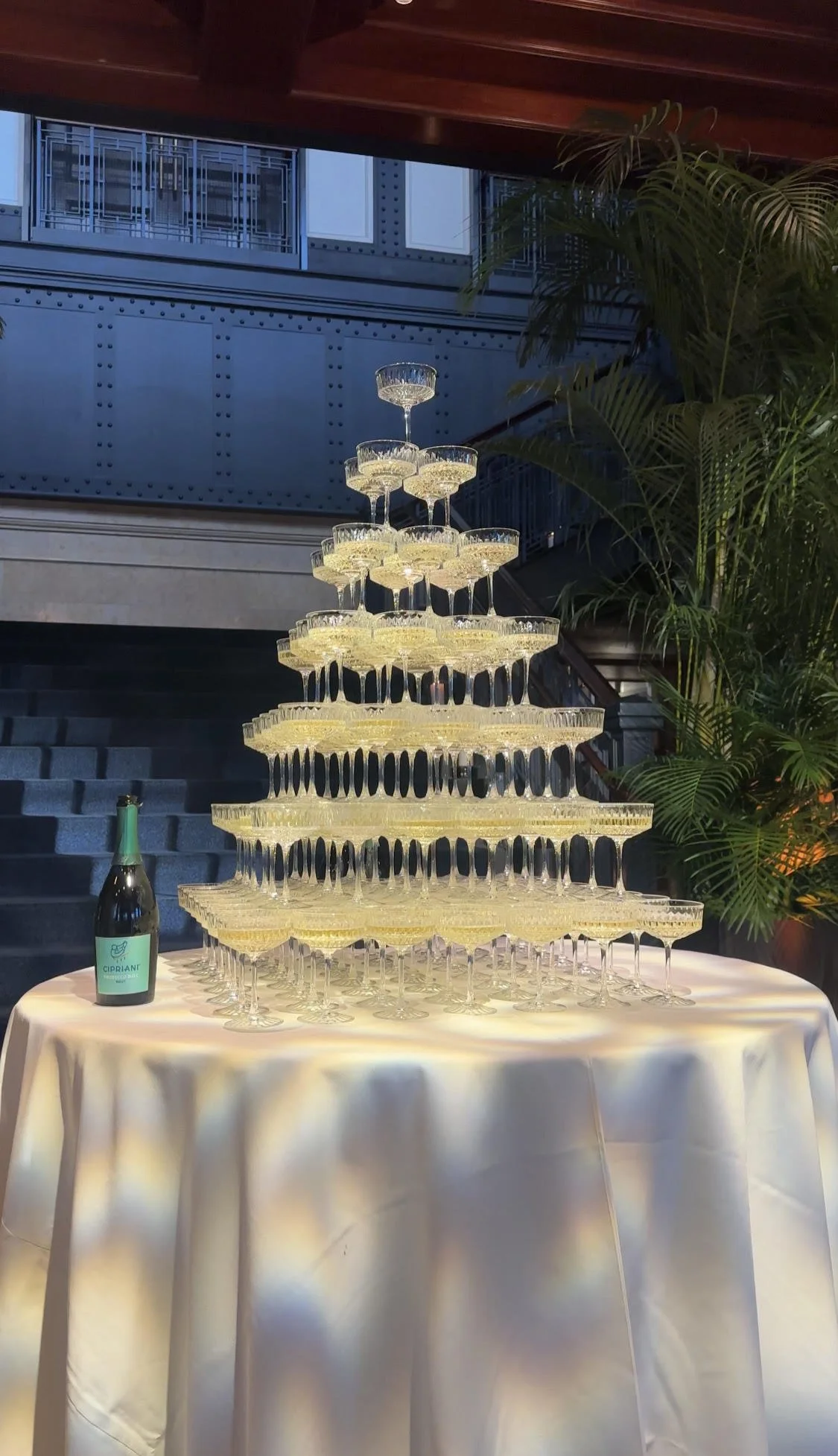 Champagne Tower at Cipriani