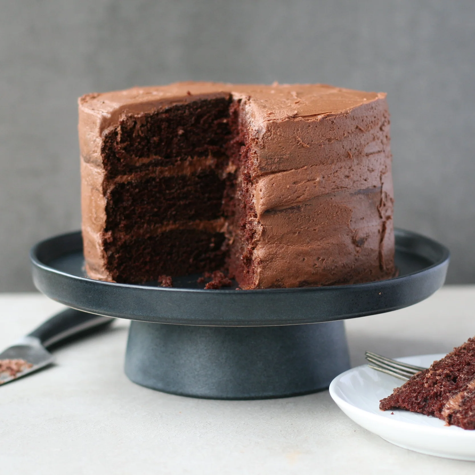 (A Pretty Mega) Chocolate Cake 