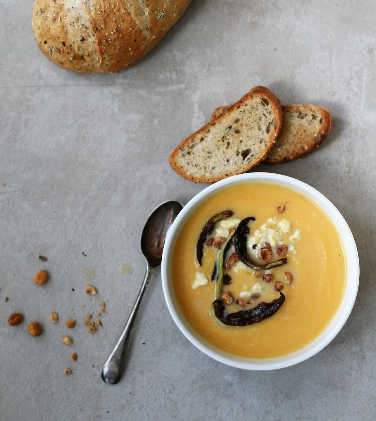 Squash & Cauli Cheese Soup