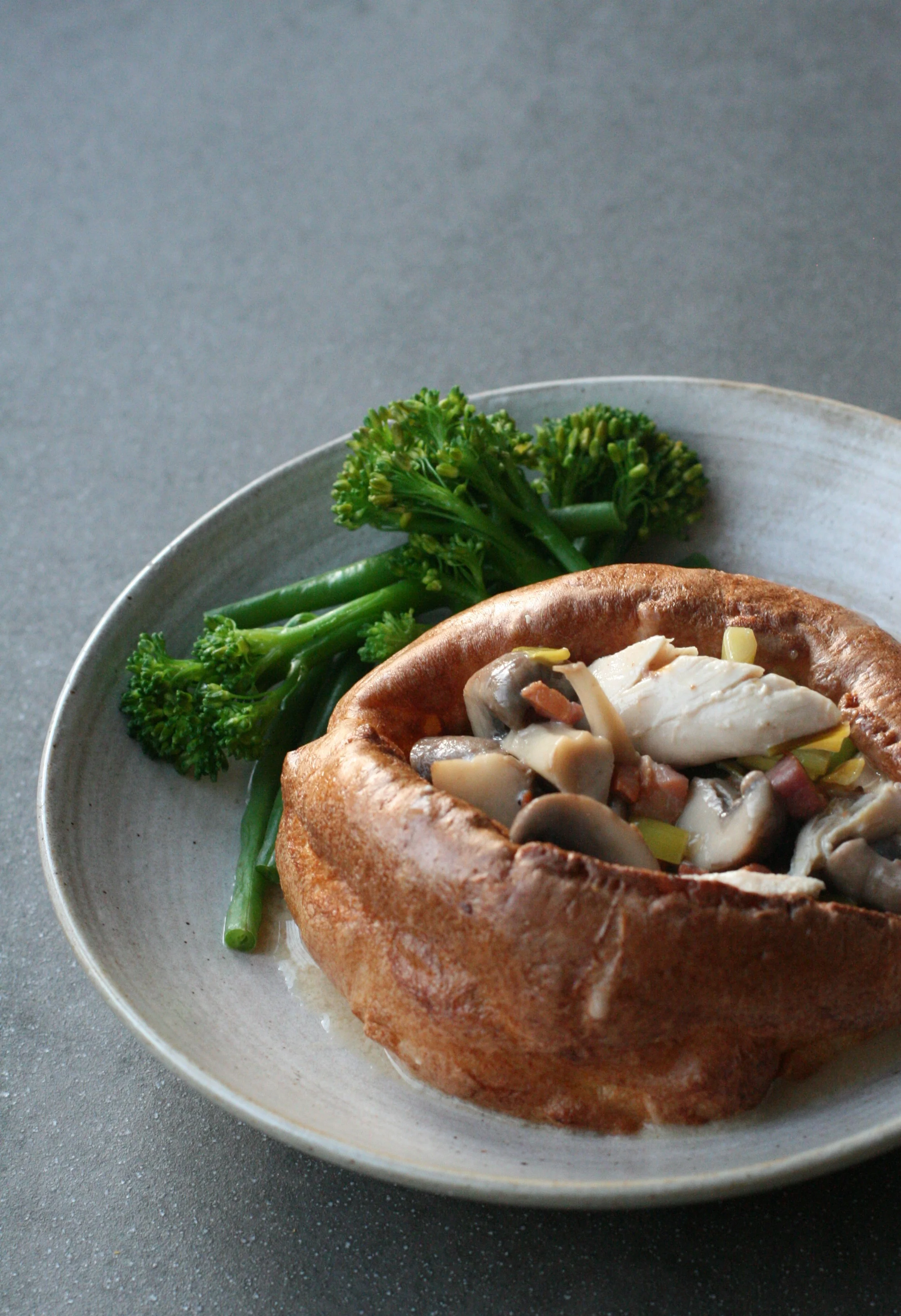 Chicken, Leek &amp; Mushroom Yorkshires