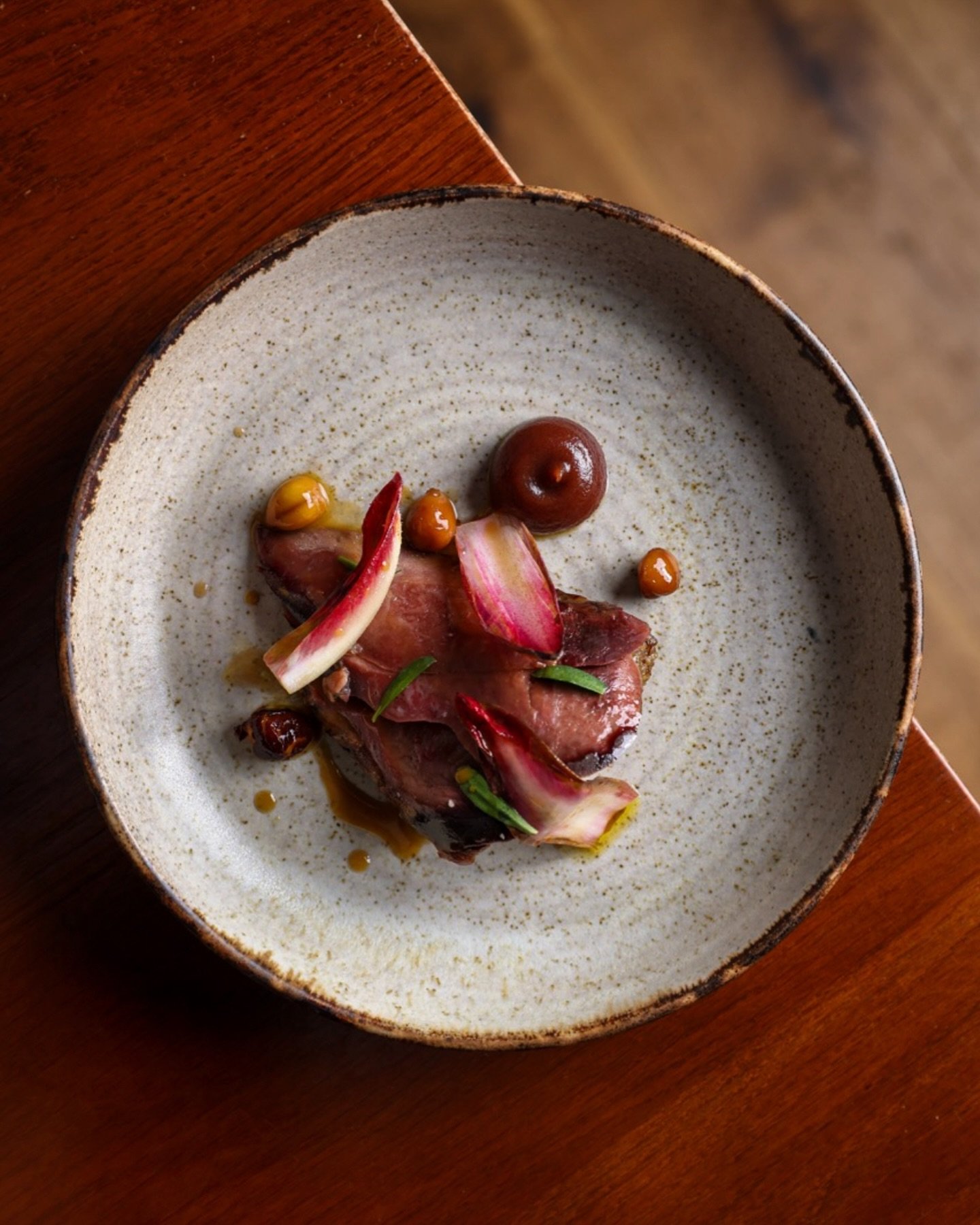Roast mallard, cobnuts, quinoa, date pur&eacute;e.

A beautiful dish recently on the menu from @grahamgarrett_chef at @thewesthouserestaurant
