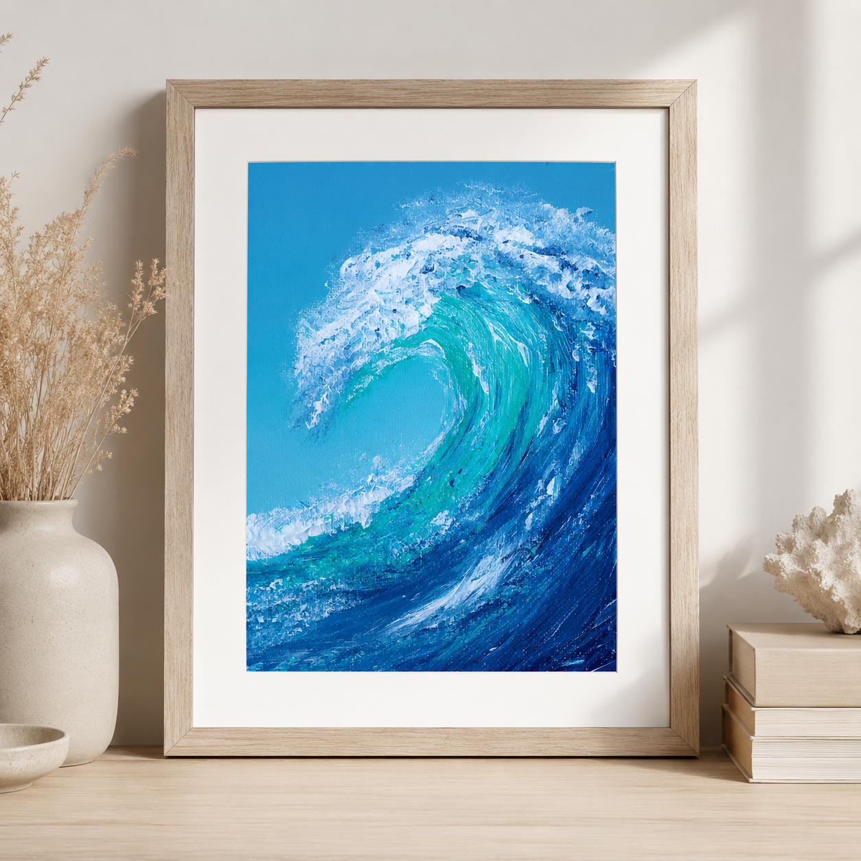 Aqua Crush Print