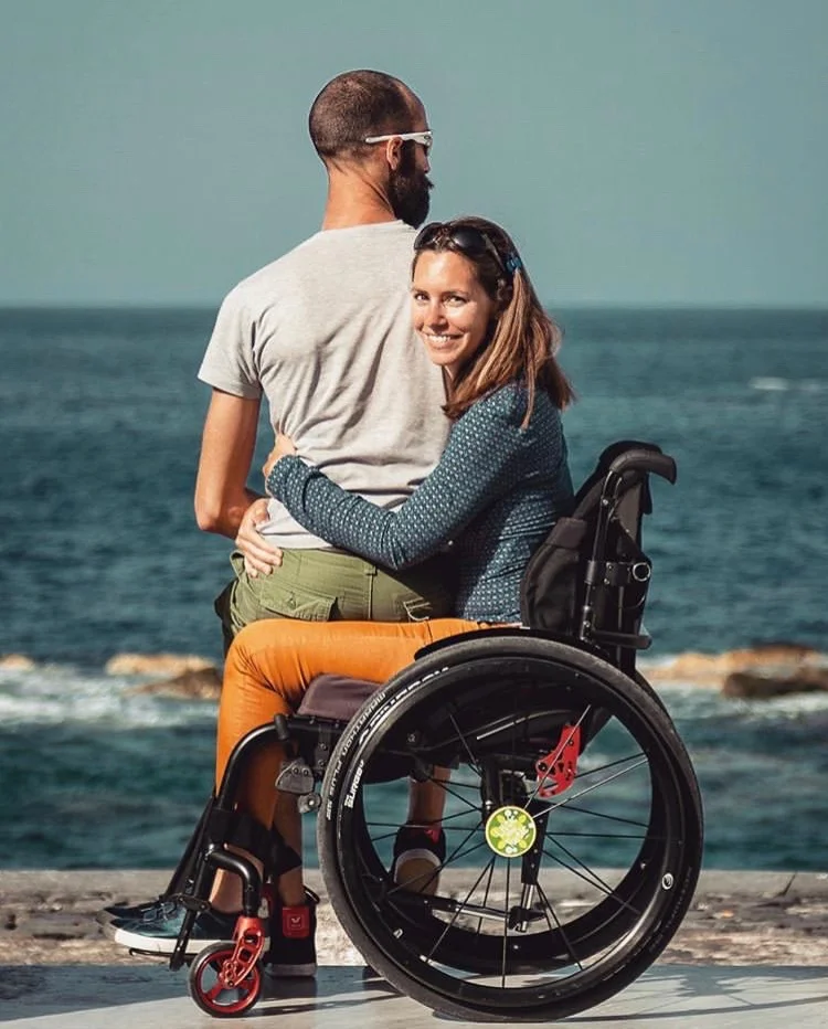 @missturtleblog and her husband being a happily married interabled couples.