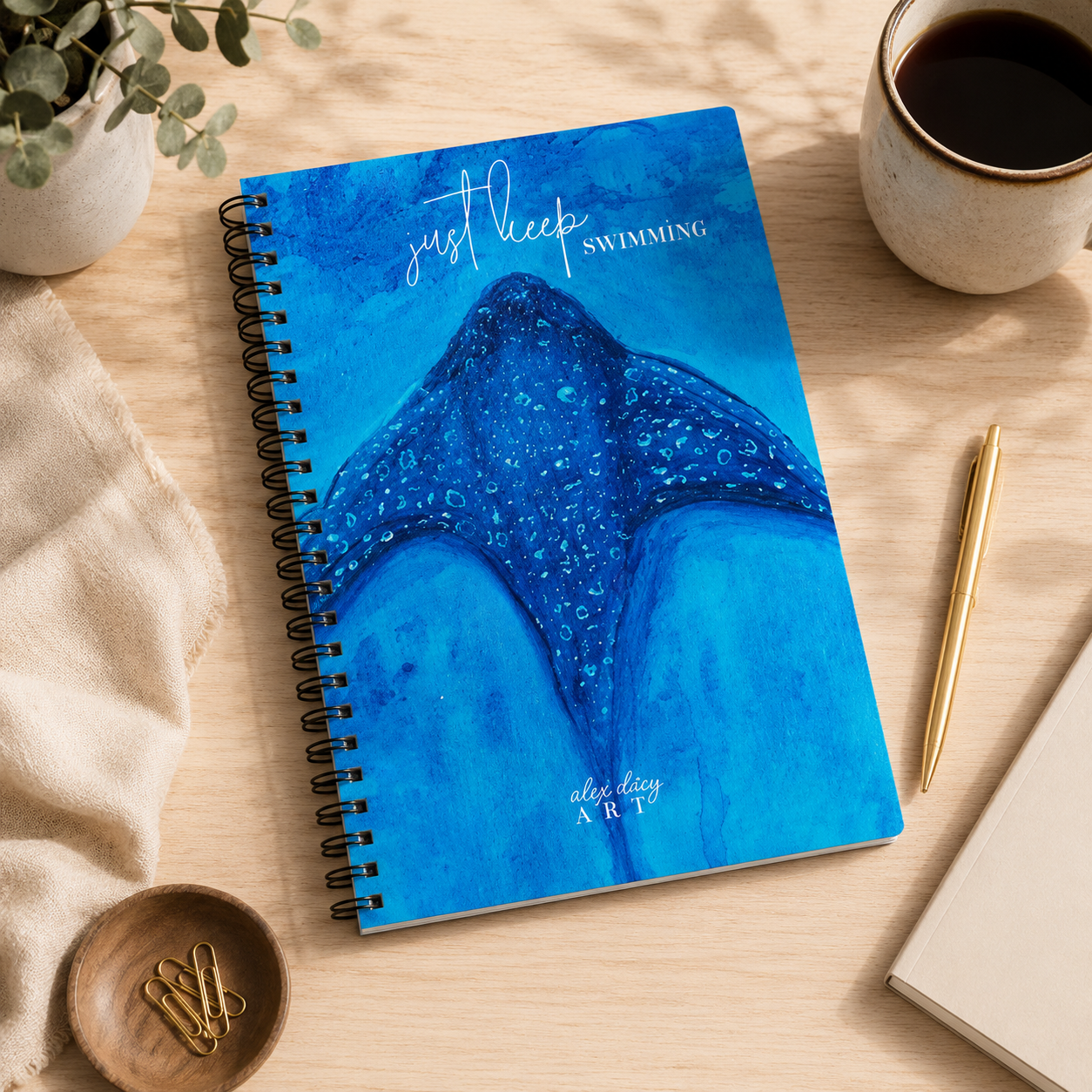 Just Keep Swimming Notebook