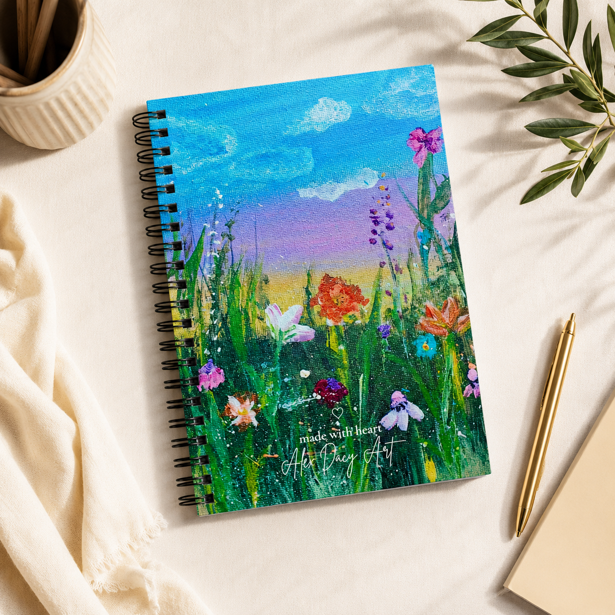 Wildflower Whimsy Notebook