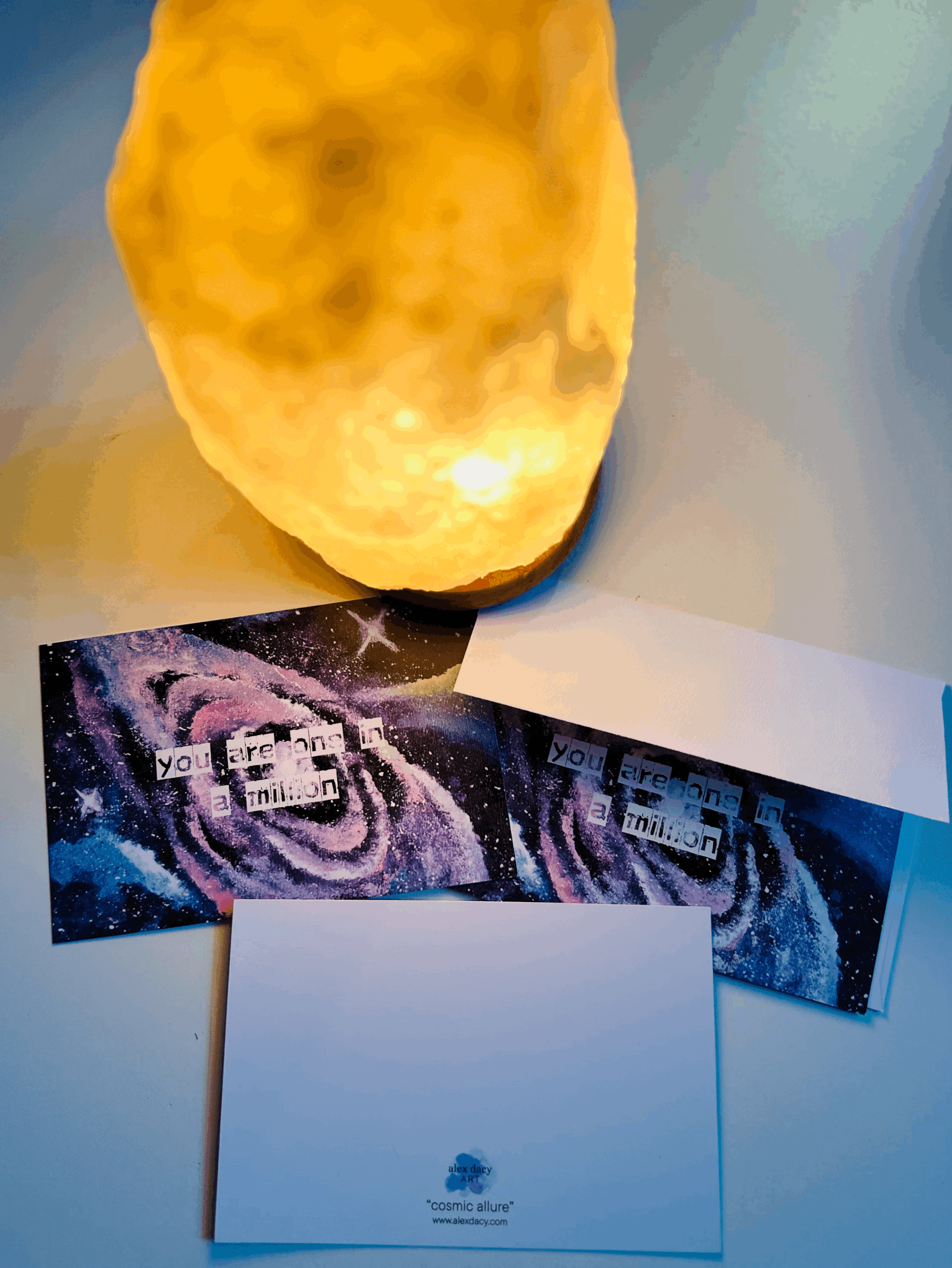 Cosmic Allure Greeting Card