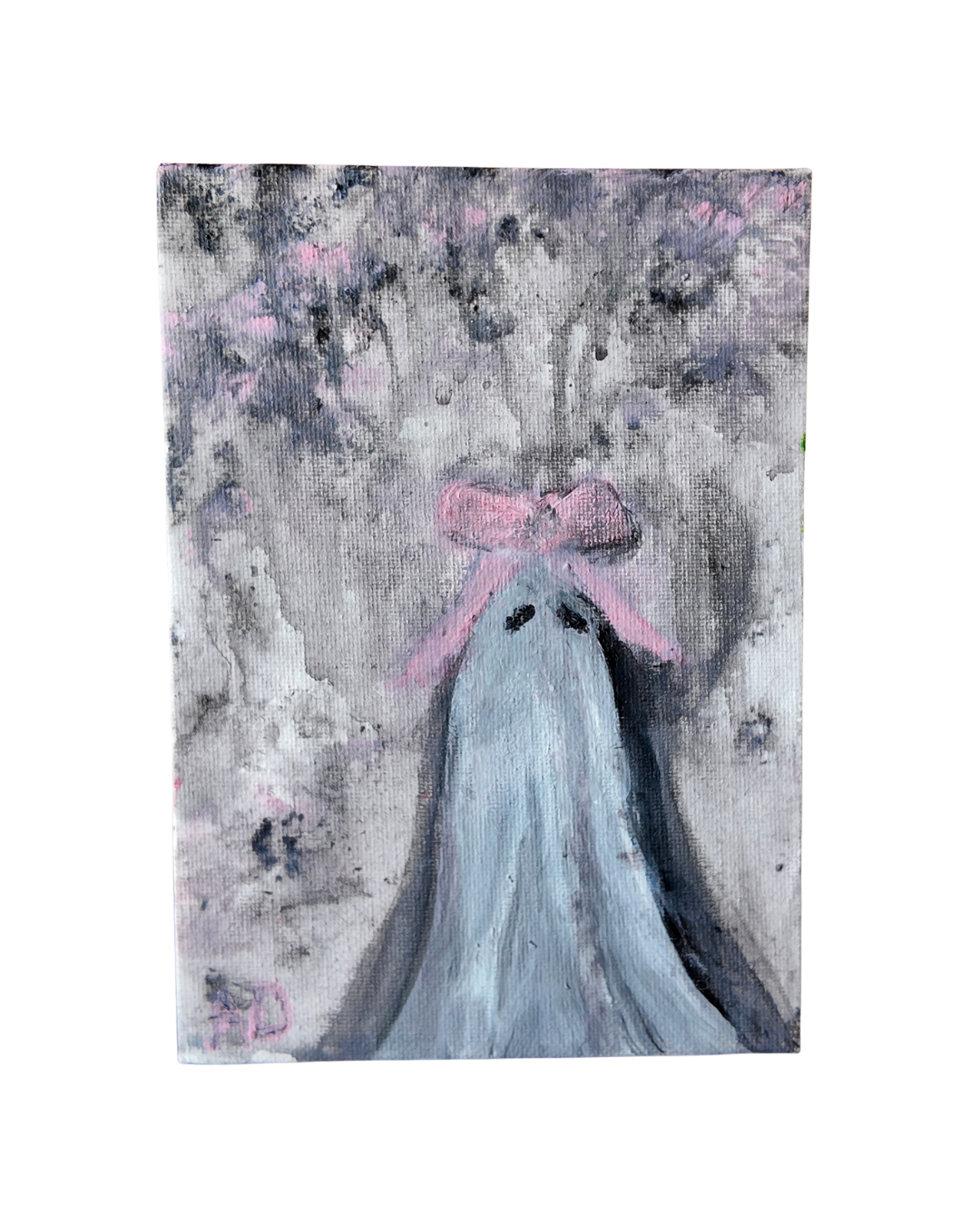Ghost with Pink Bow