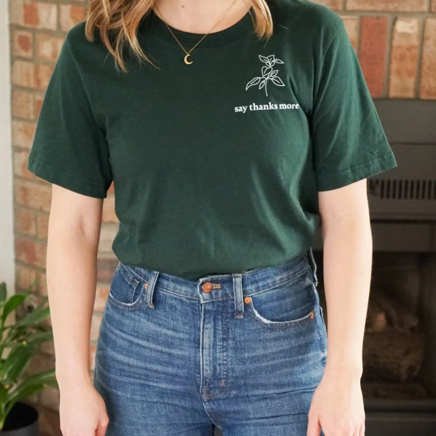 Say Thanks More Plant Short-sleeve unisex t-shirt