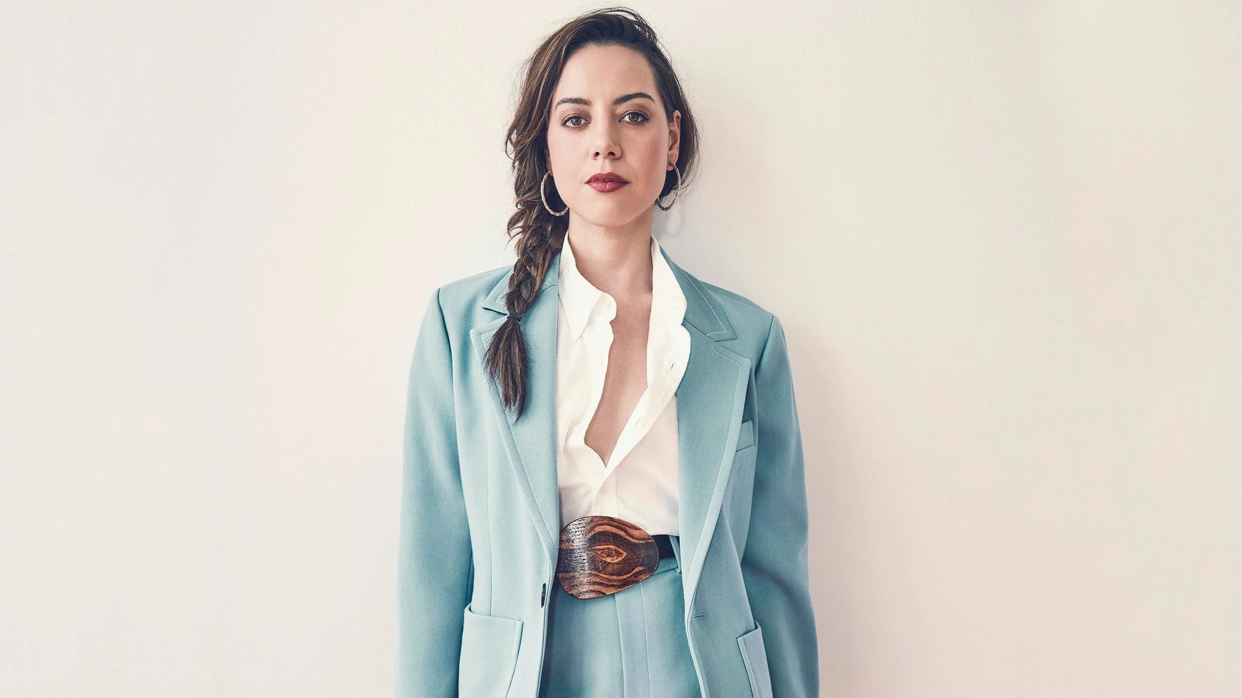 The Sunday Times Style<p>Aubrey Plaza photographed by Beau Grealy<p>Styled by: Andreas Kokkino<p>Fashion Assistant: Kyle Ursin 