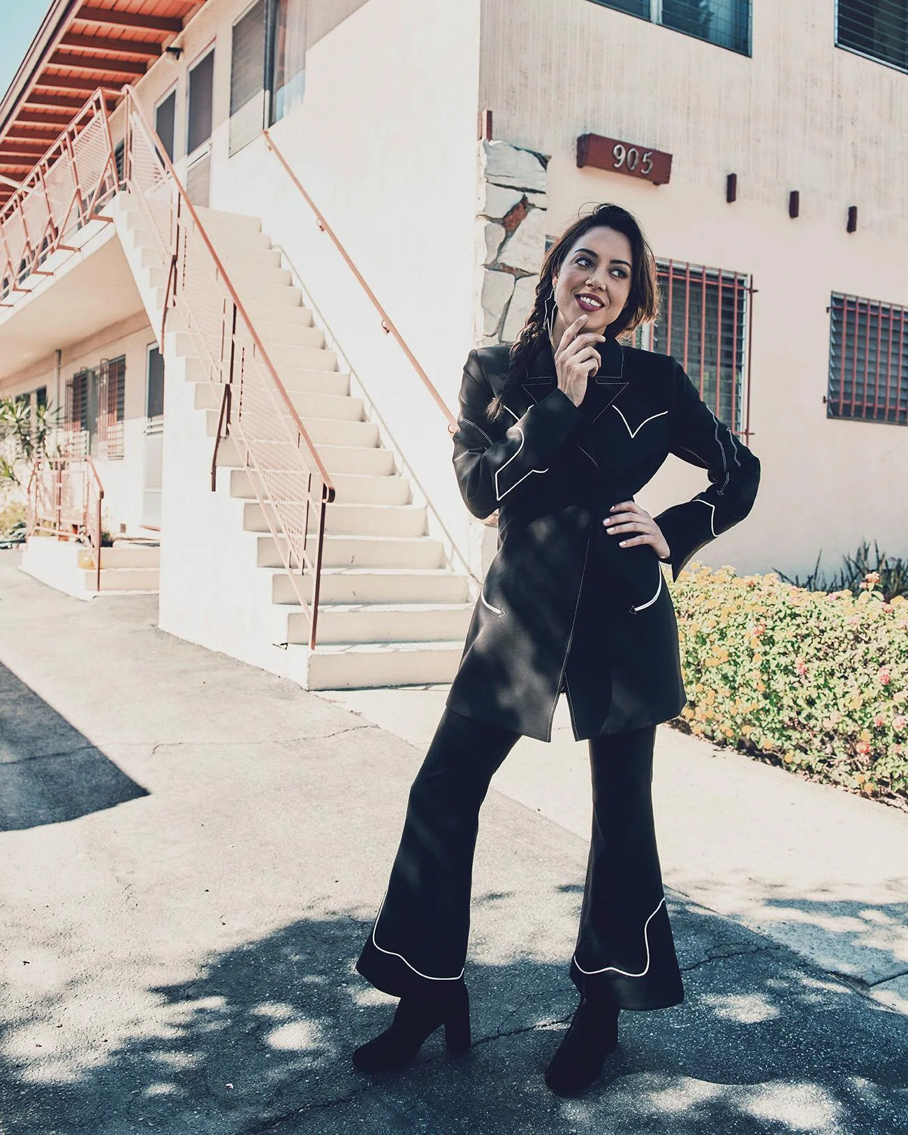 The Sunday Times Style<p>Aubrey Plaza photographed by Beau Grealy<p>Styled by: Andreas Kokkino<p>Fashion Assistant: Kyle Ursin 