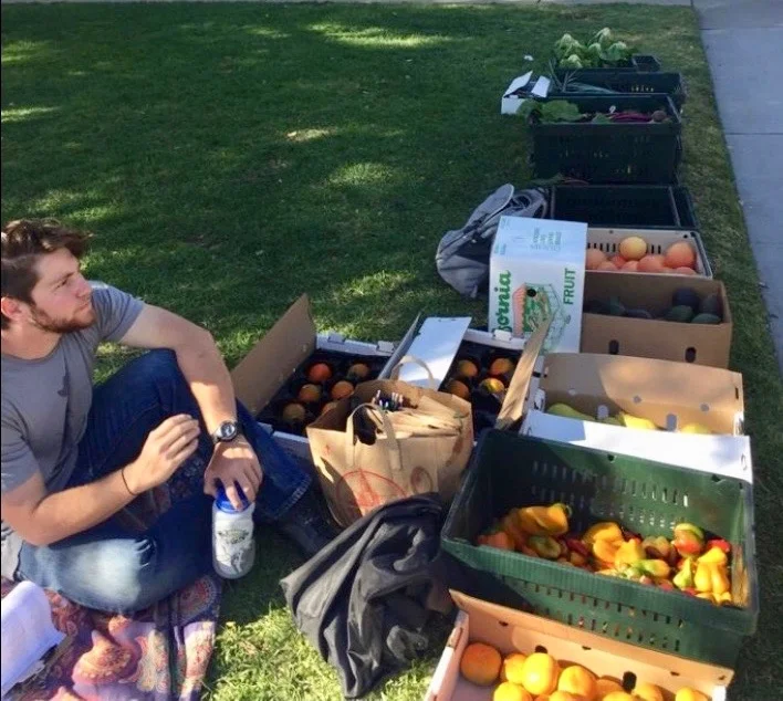 Jon and his veggies!