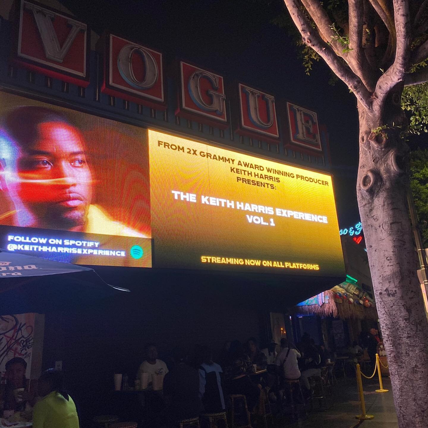So my sister @harrischanji did it again!!! If you&rsquo;re in Hollywood make sure you checkout my digital billboard on Hollywood Blvd and Las Palmas!! Super excited to see it here in LA and the heart of Hollywood!! @chiefwakil @taylergreen @therealch
