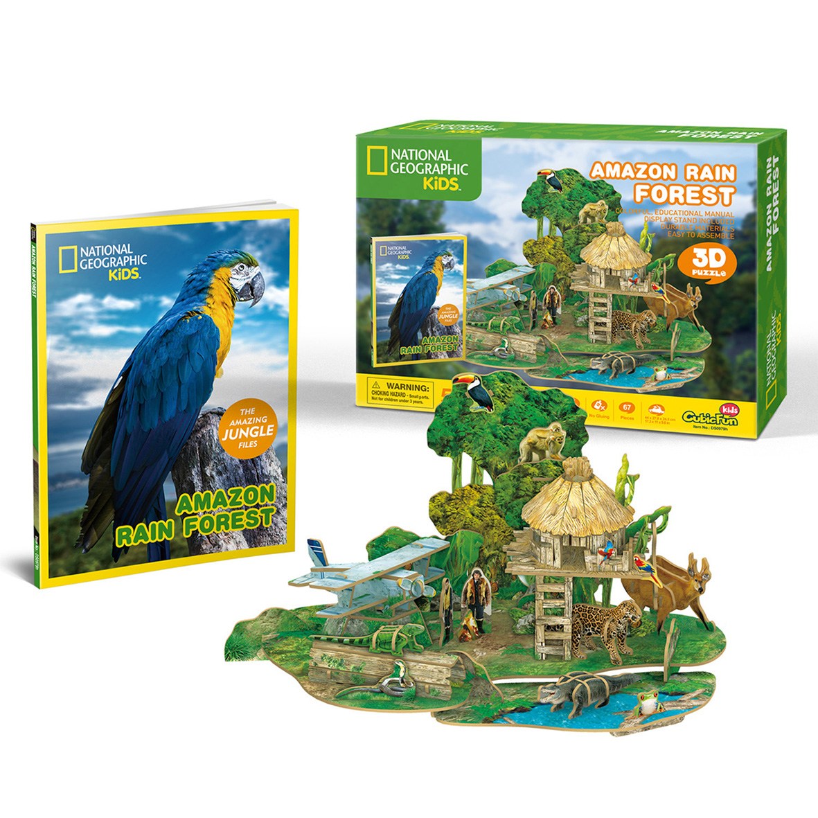 National Geographic Kids 3D Puzzles 