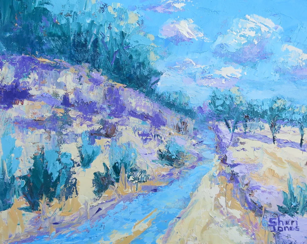 Creek Bound 6 8x10 oil Sheri Jones.jpg