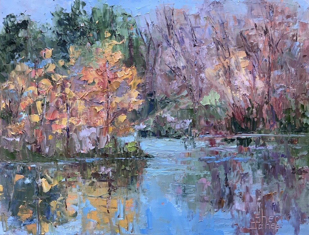 #Impressionistic#Palette Knife#contemporary art#Plein Air#Oil Painting#Landscape#Sheri Jones