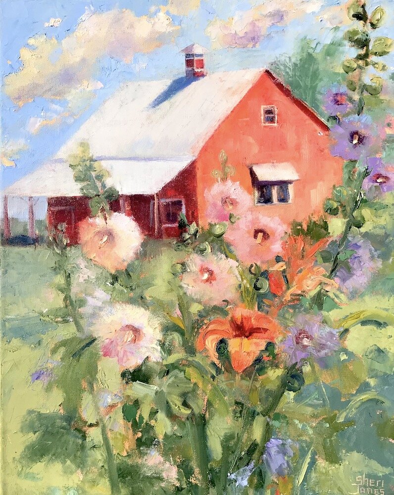 #Impressionistic#Palette Knife#contemporary art#Plein Air#Oil Painting#Landscape#Sheri Jones