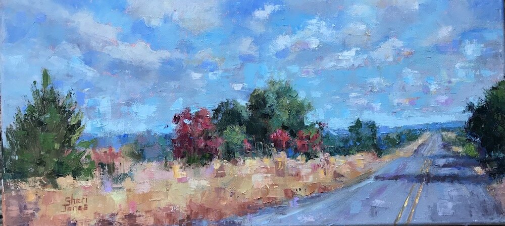 #Impressionistic#Palette Knife#contemporary art#Plein Air#Oil Painting#Landscape#Sheri Jones