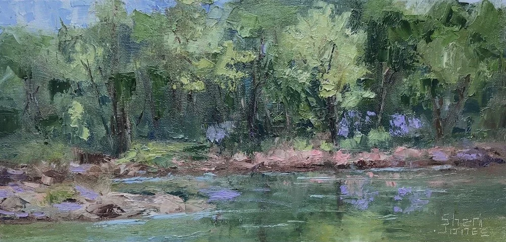 River Reflections 7x14oil on canvas Sheri Jones.jpeg