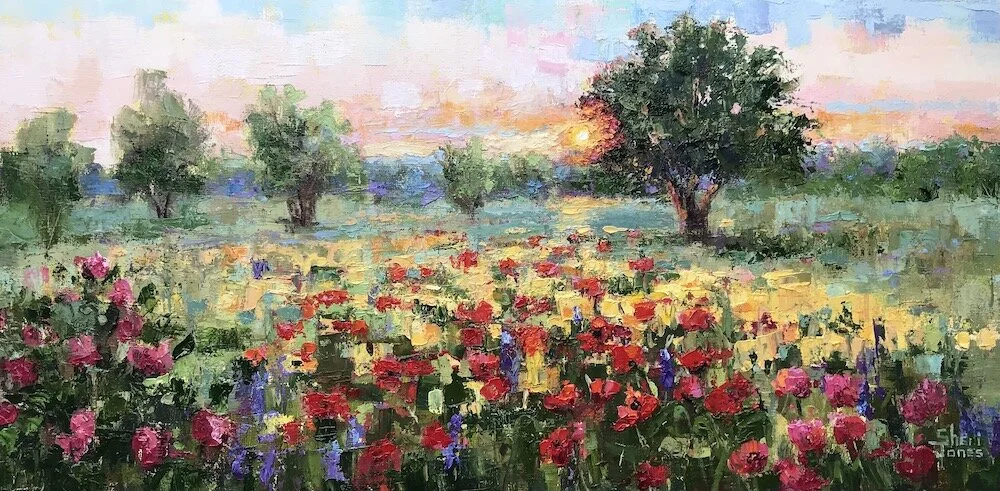 Poppies in the Sunrise