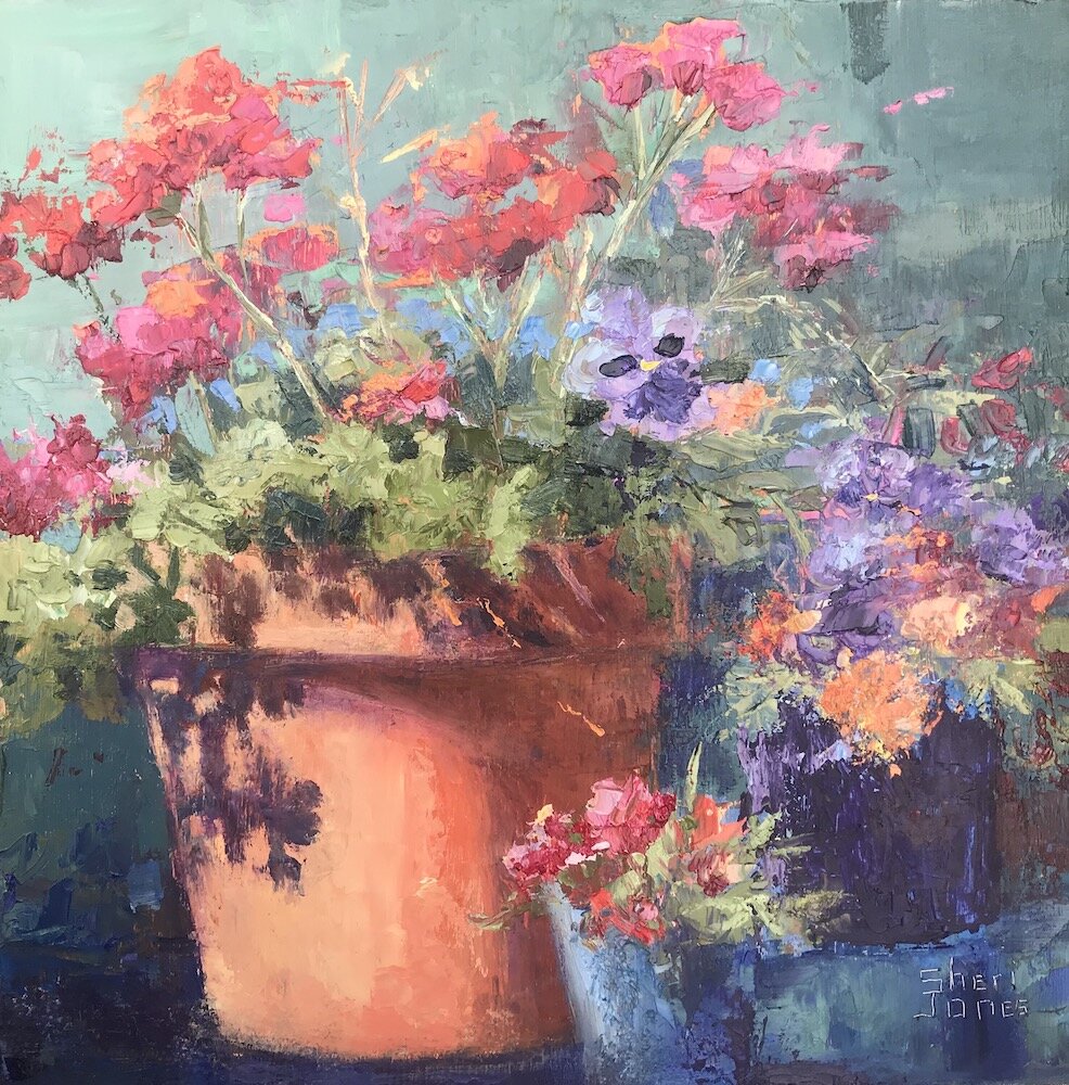 Red Hot Geraniums