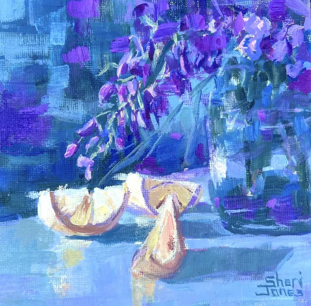 Sweet and Sour 6x6 Acrylic on canvas SheriJones.jpeg