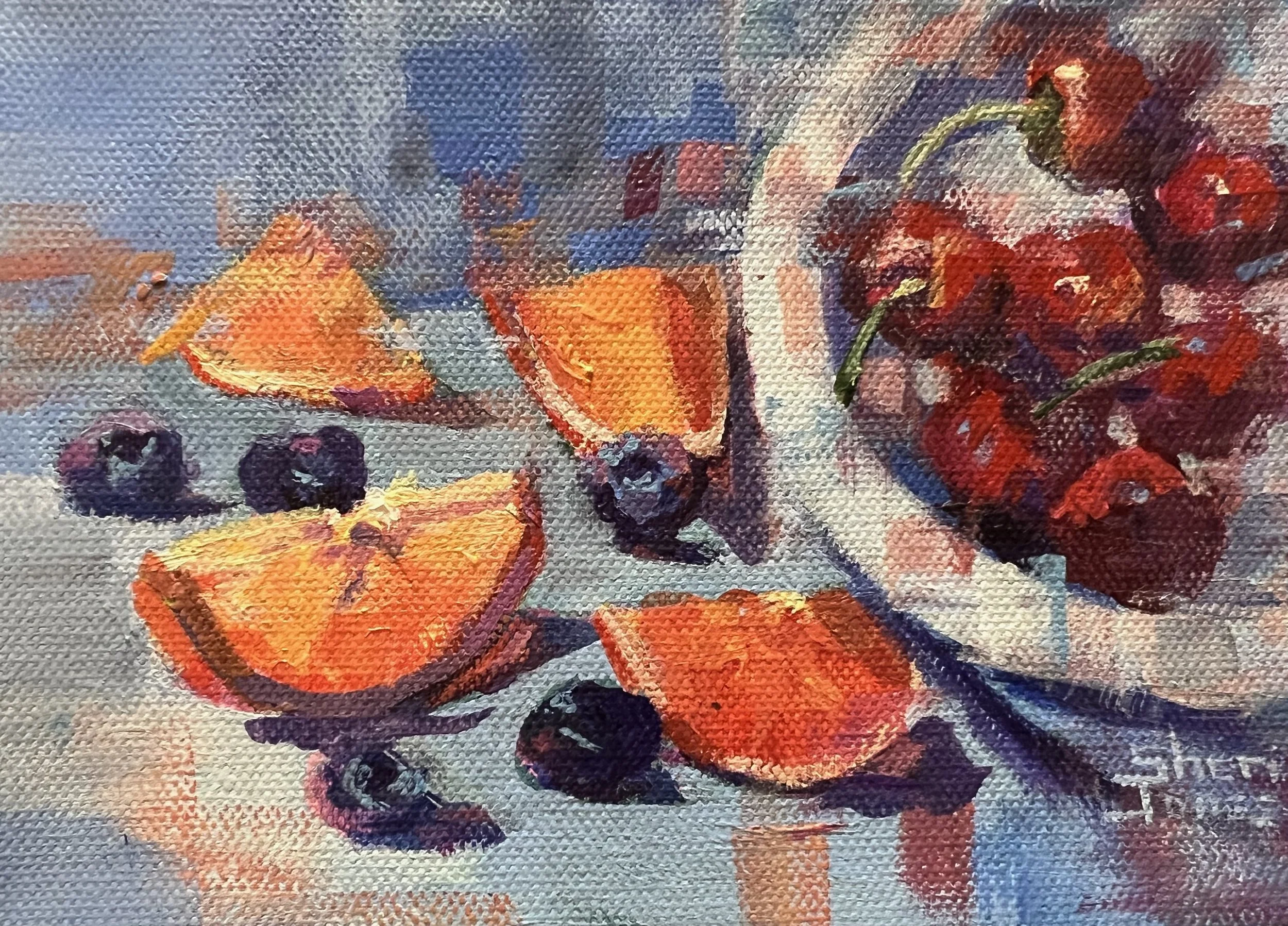 Fit for Breakfast 5x7 Acrylic on canvas Sheri Jones.jpeg