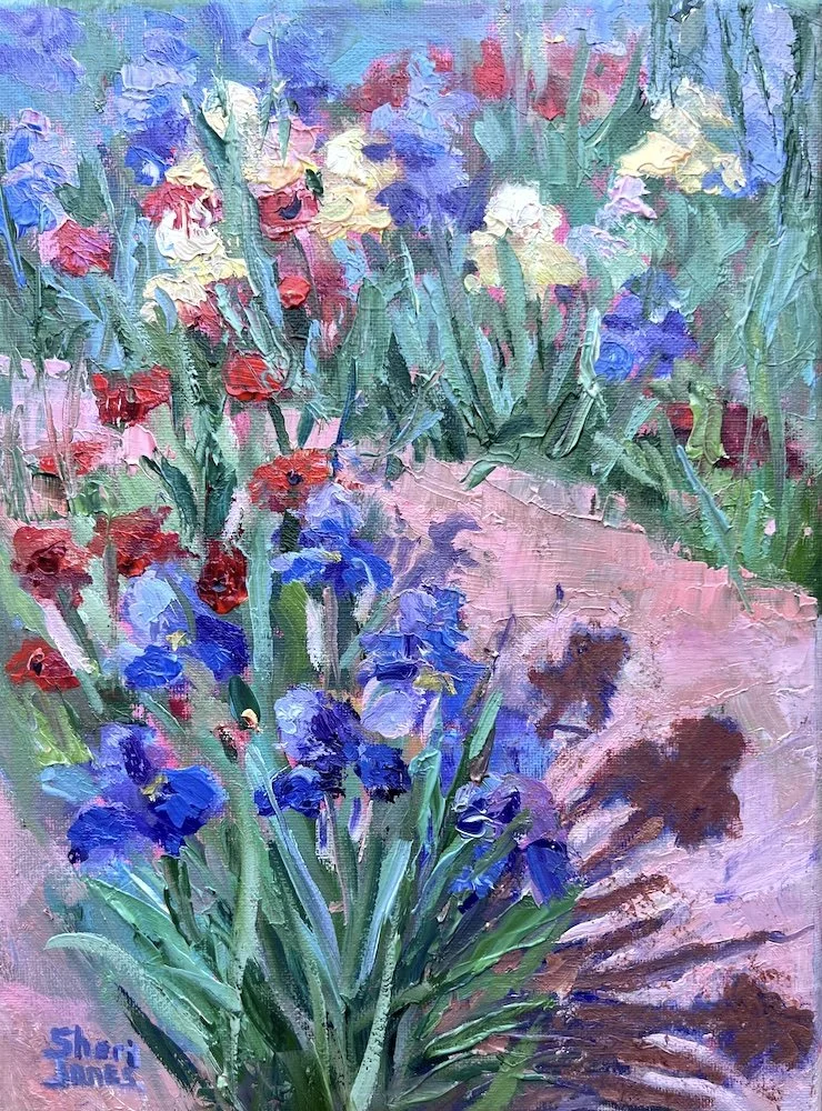 Floral Extravaganza 12x9 oil on canvas Sheri Jones.jpeg