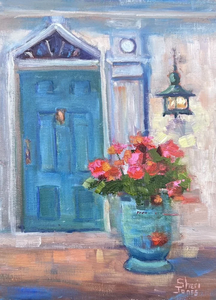 Garden Blue Entrance