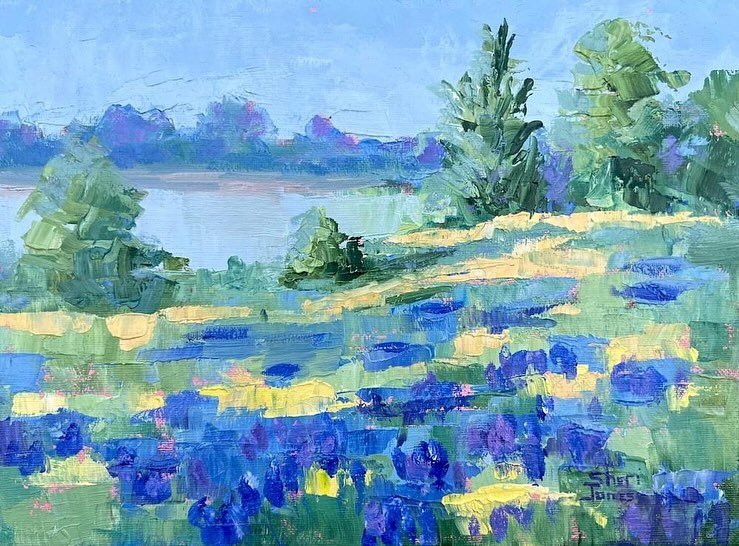 Lush Landscape

9x12 oil on canvas

Image driving up on a field of wildflowers and trying to capture the excitement on canvas. The fields are alive with color this spring.  The blue bonnets were slowing fading making room for the yellows in this lake