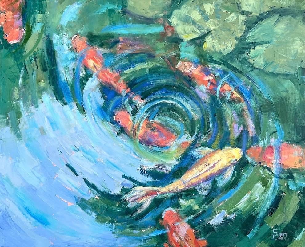 Koi Gathering

20x24 oil on canvas

After visiting the Koi water garden at Chandor Gardens in Weatherford, this painting emerged. 

I&rsquo;ve been playing around with a new AI program that helps artist  with descriptions. This is what it came up wit