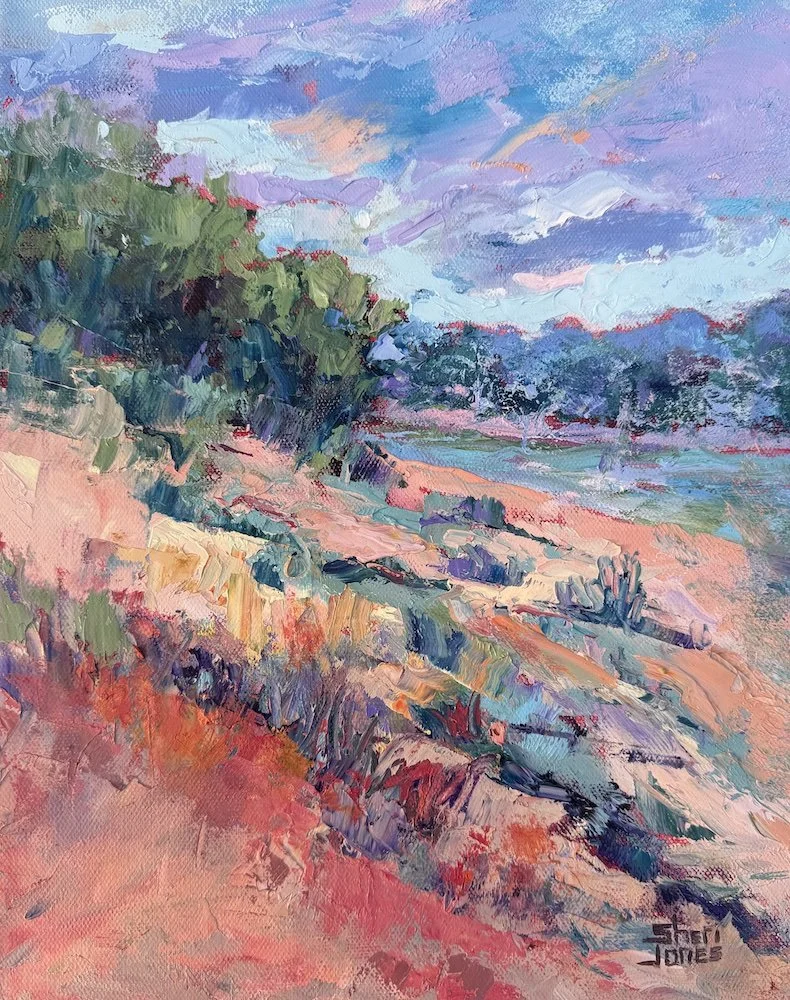 Below the Dam 11x14 oil on gallery wrapped canvas.jpg