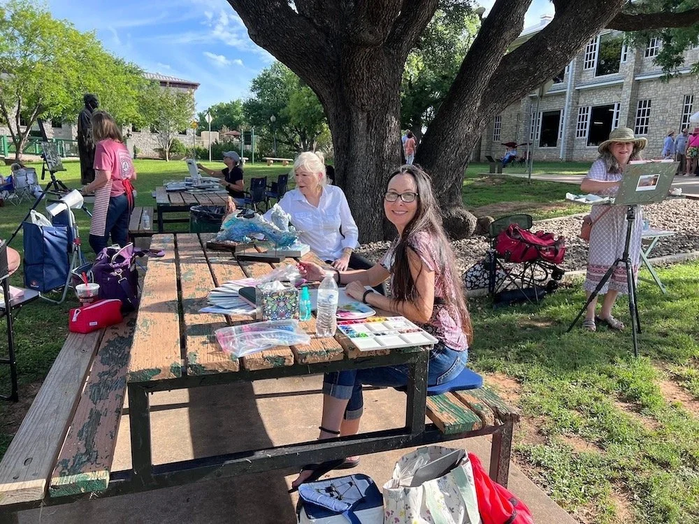 Artist at art in thepark.JPG