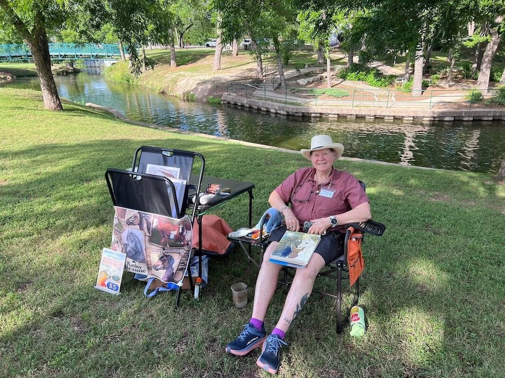 Kathy at Art in the park.JPG