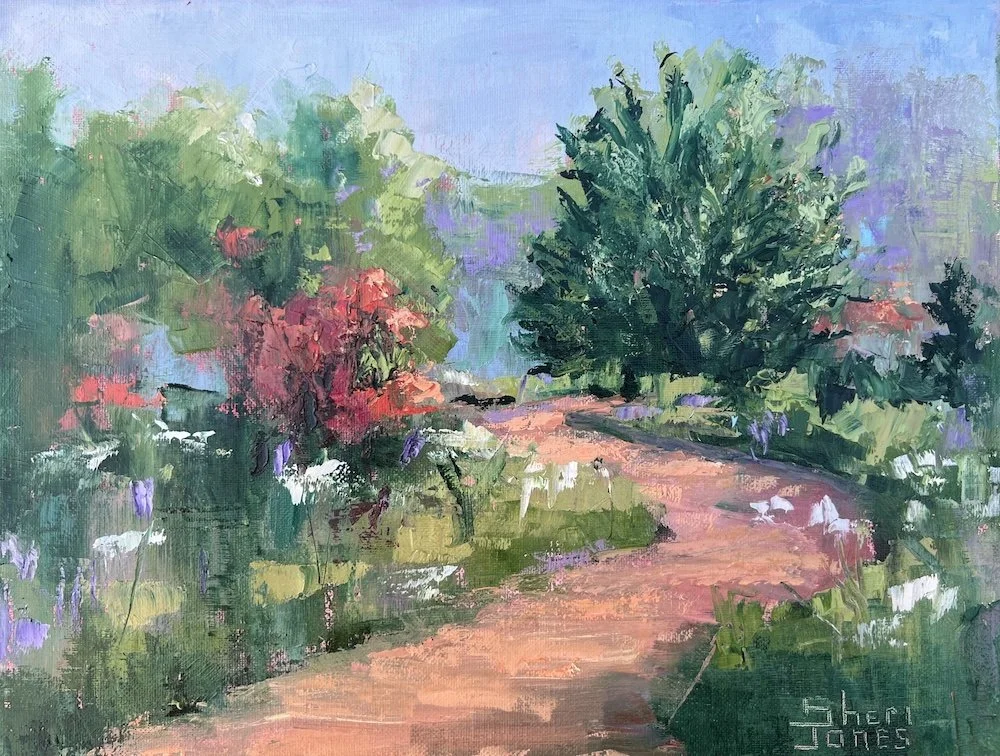 Alluring Fall Landscape 11x14 oil on canvas Sheri Jones.jpeg